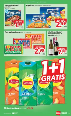 Dekamarkt folder - Voorbeeld van een folder van Dekamarkt, geldig van 08-09-2026 | Pagina: 23 | Producten: Kan, Mozzarella, Ice Tea, Alcohol