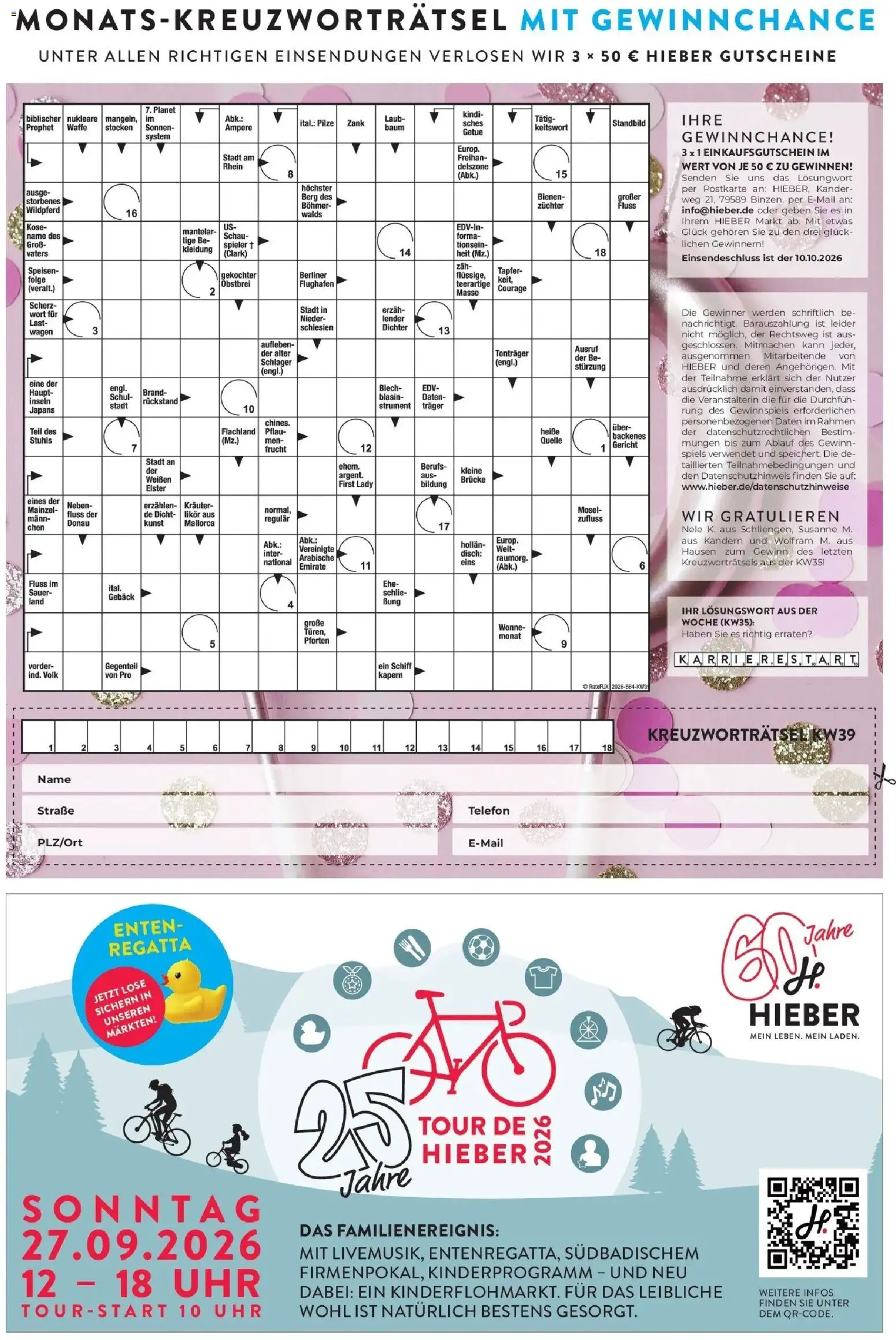 E center Prospekt Lörrach (ab 21.09.2026) zum Blättern | Seite: 15 | Produkte: Berliner, Likör, Telefon, Uhr