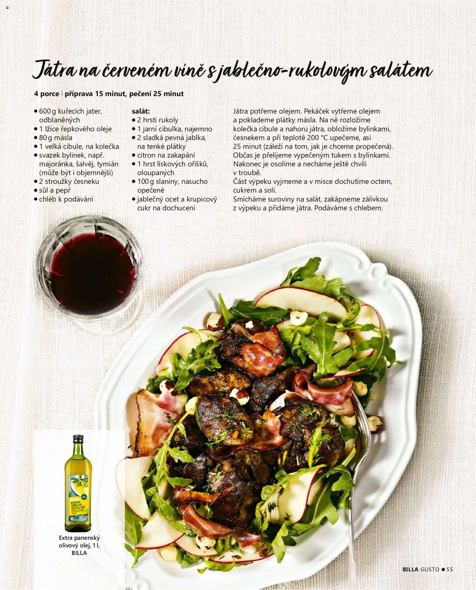 Billa leták - Gusto: Podzim 2026 od 01.09.2026 | Strana: 55 | Produkty: Jablečný ocet, Citron, Cibule, Sůl