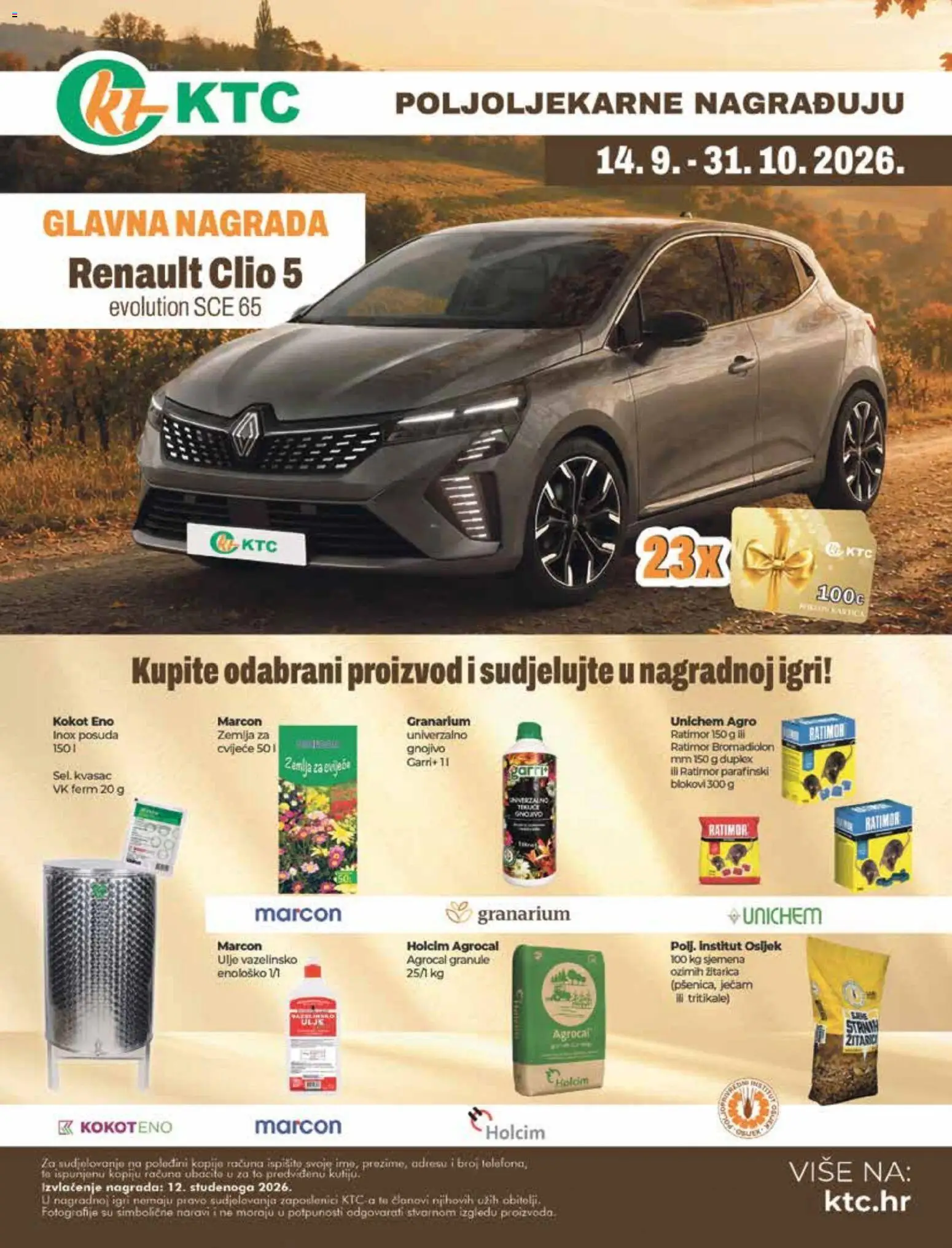KTC katalog | vrijedi od 02.09.2026 | Stranica: 2 | Proizvodi: Cvijeće, Zemlja, Gnojivo, Ulje