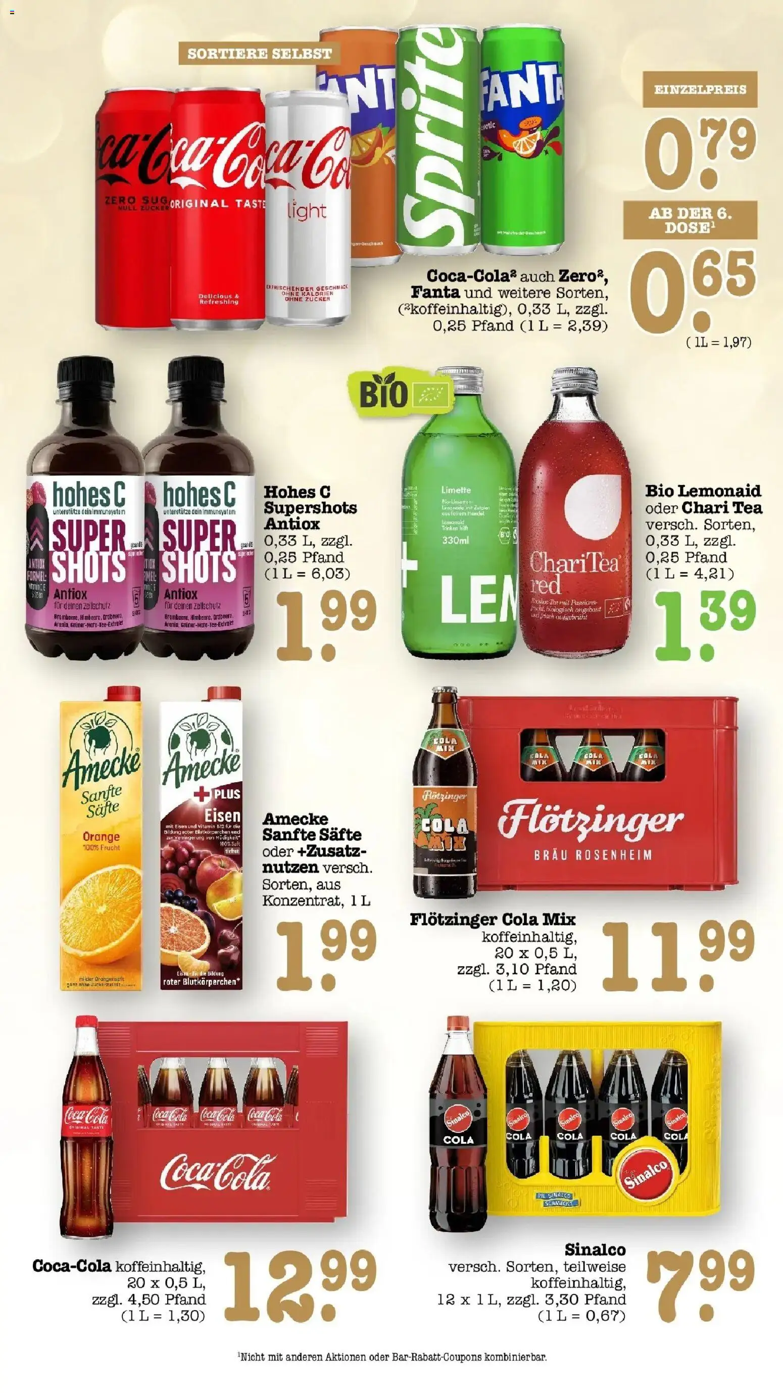 Edeka Prospekt Offenbach (ab 14.09.2026) » Angebote Online | Seite: 49 | Produkte: Coca cola, Cola, Limette, Hohes c