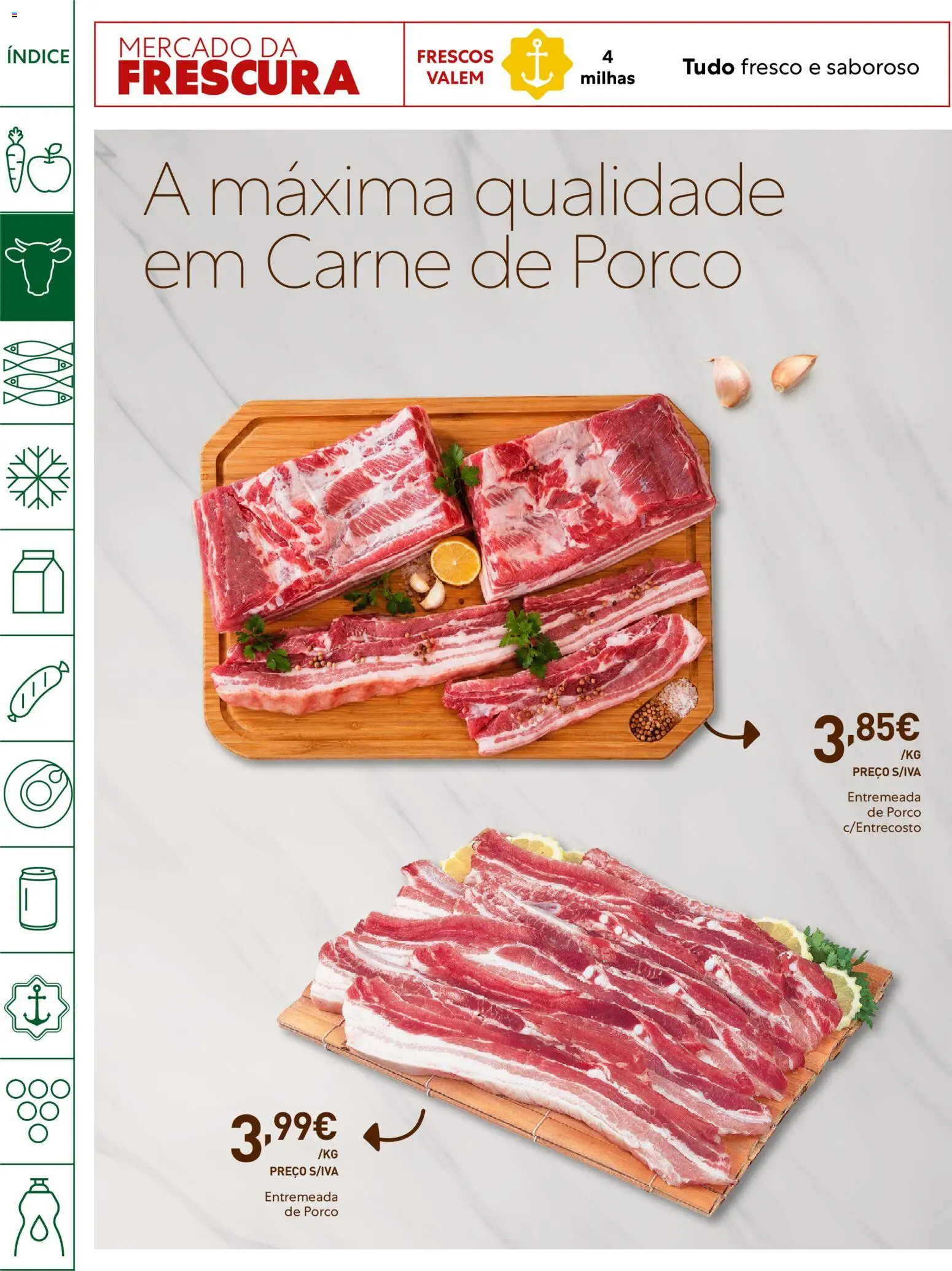 Recheio folheto Horeca Madeira │ válido de 20/10/2026 | Página: 4 | Produtos: Entremeada de porco, Entremeada, Carne de porco, Carne