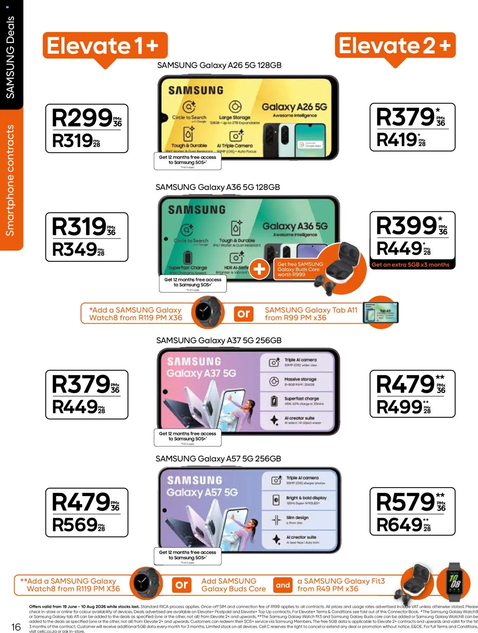 New Cell C catalogue – valid from 19.06.2026 | Page: 18