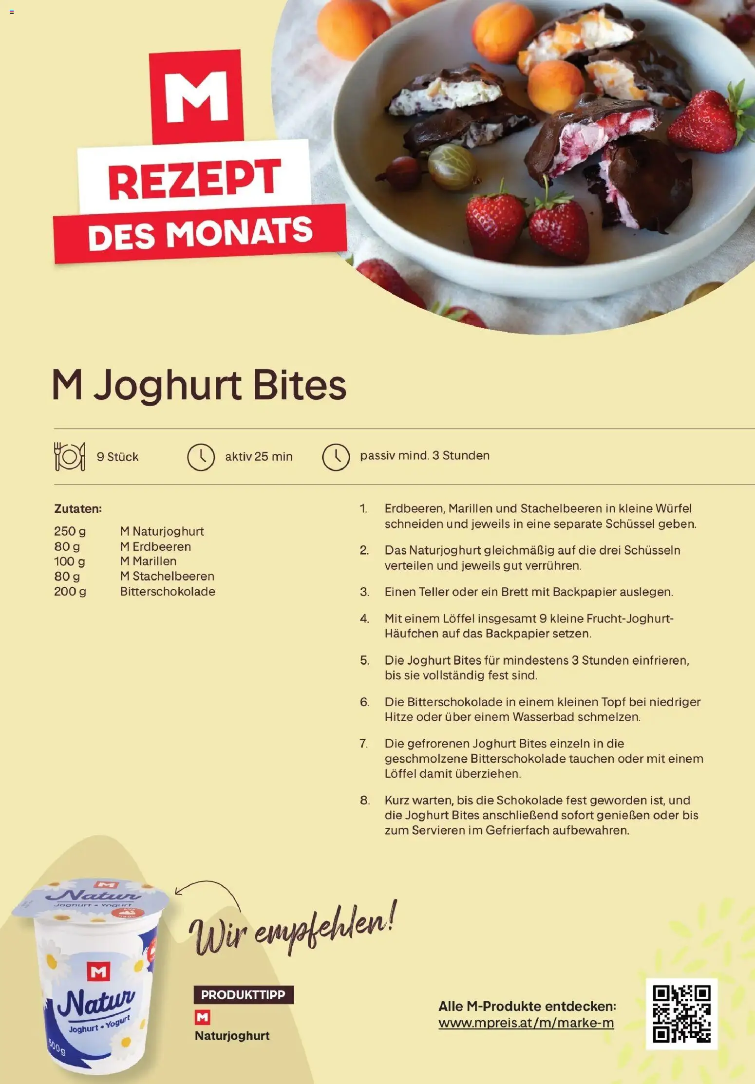 MPREIS Pfunds gültig ab 30.07.2026 | Seite: 16 | Produkte: Erdbeeren, Zutaten, Joghurt, Schokolade
