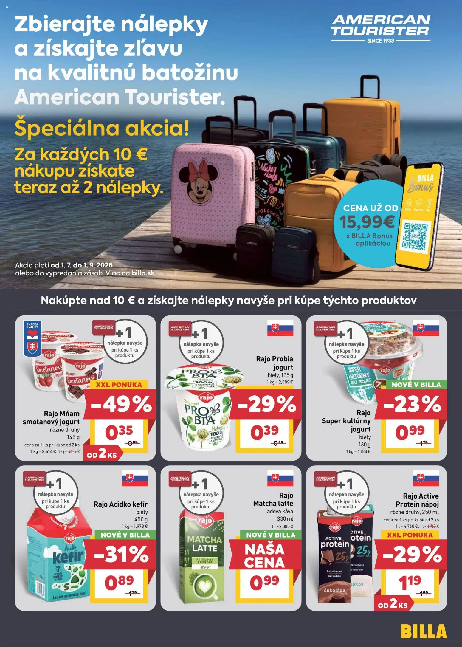 Nové Billa akcie – leták je platný od 19.08.2026 | Strana: 17 | Produkty: Protein, Acidko, Kefír, Ľadová káva