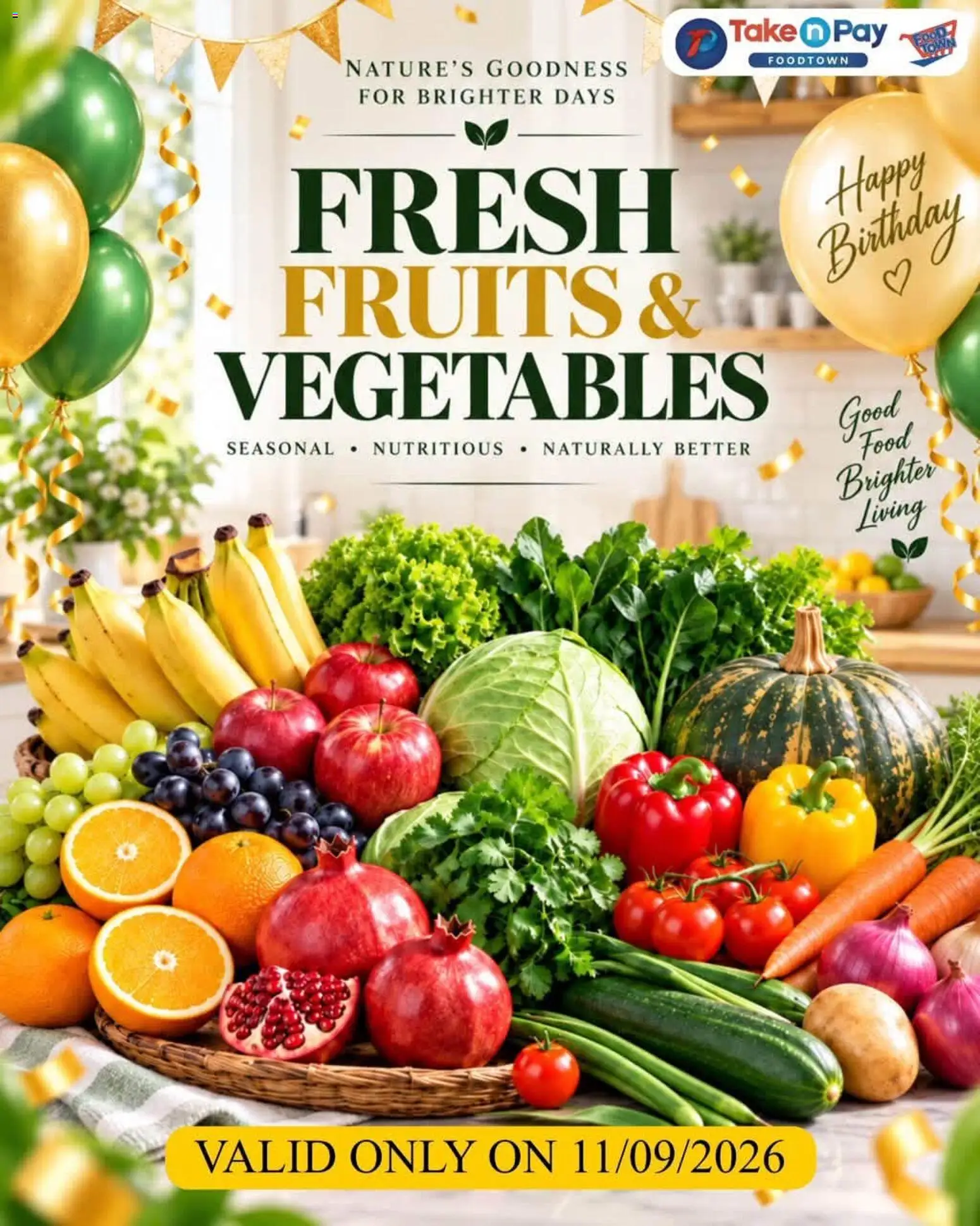 New Take n Pay catalogue – valid from 11/09/2026 | Page: 9 | Products: Vegetables