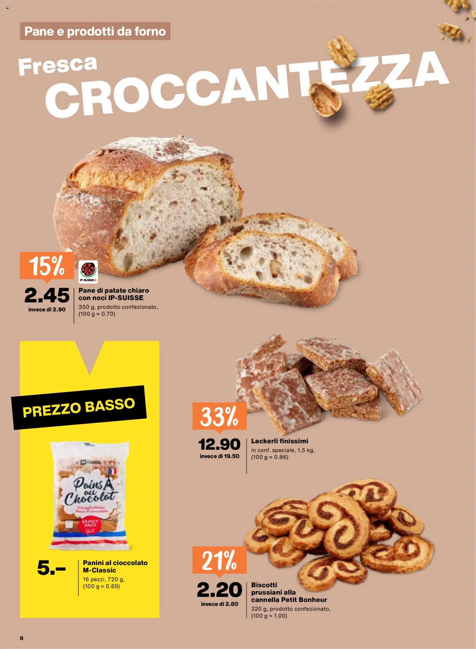 Migros aktionen IT – gültig ab 08.10.2026 | Seite: 8 | Produkte: Pane