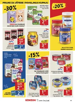 EVA TUNA SALATA, odabrane vrste, 160g - Pregled kataloga iz trgovine Konzum, vrijedi od 10.06.2026 | Stranica: 35
