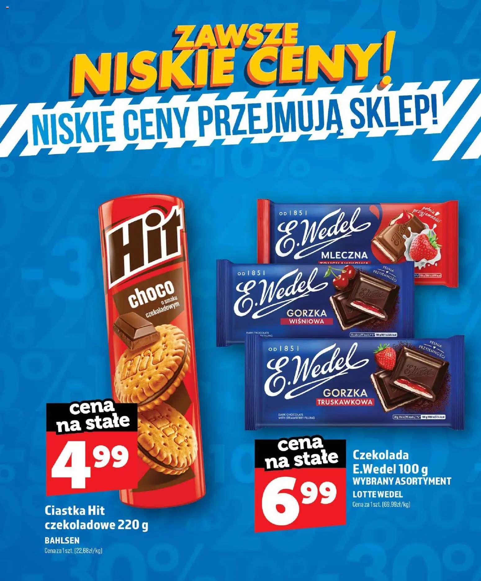 Topaz gazetka - Zawsze Niskie Ceny od 01.07.2026 | Strona: 49 | Produkty: Czekolada, Ciastka
