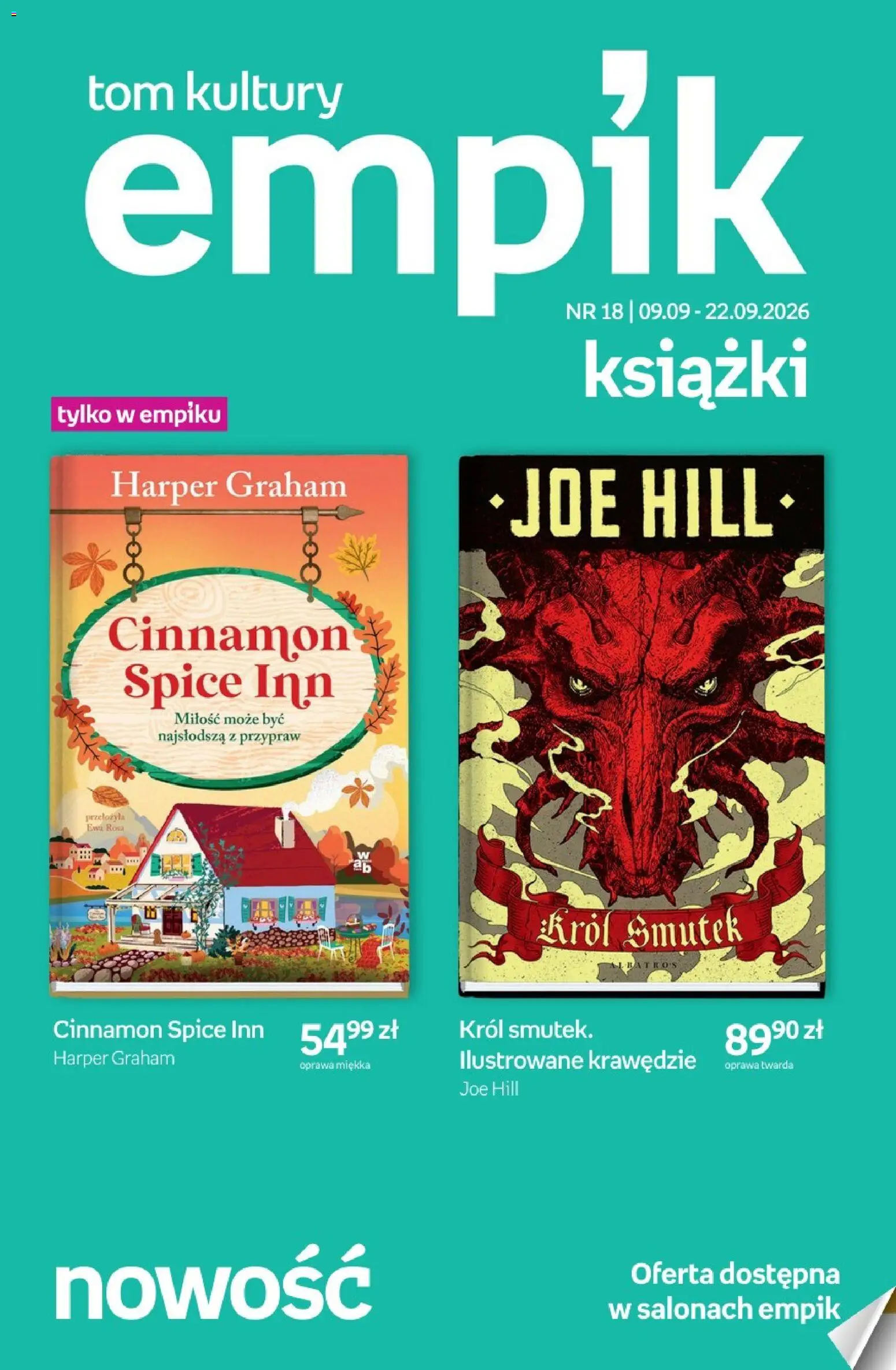 Empik promocje - Tom kultury Książki od 09.09.2026 | Strona: 1 | Produkty: Książki
