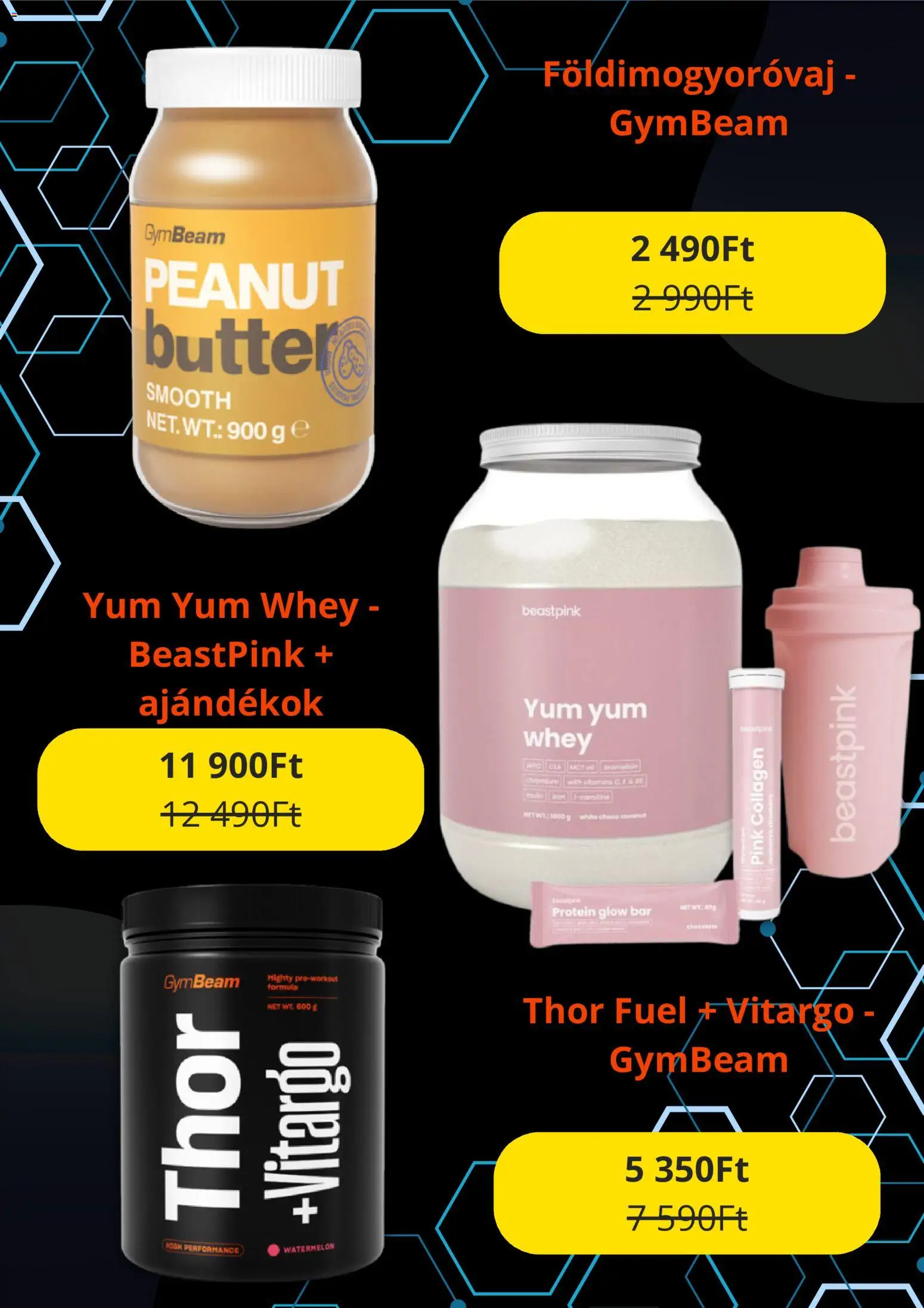 GymBeam akciós ujság - amely érvényes a következő dátumtól: 2026.09.22. | Oldal: 11 | Termékek: Vitamin, Protein