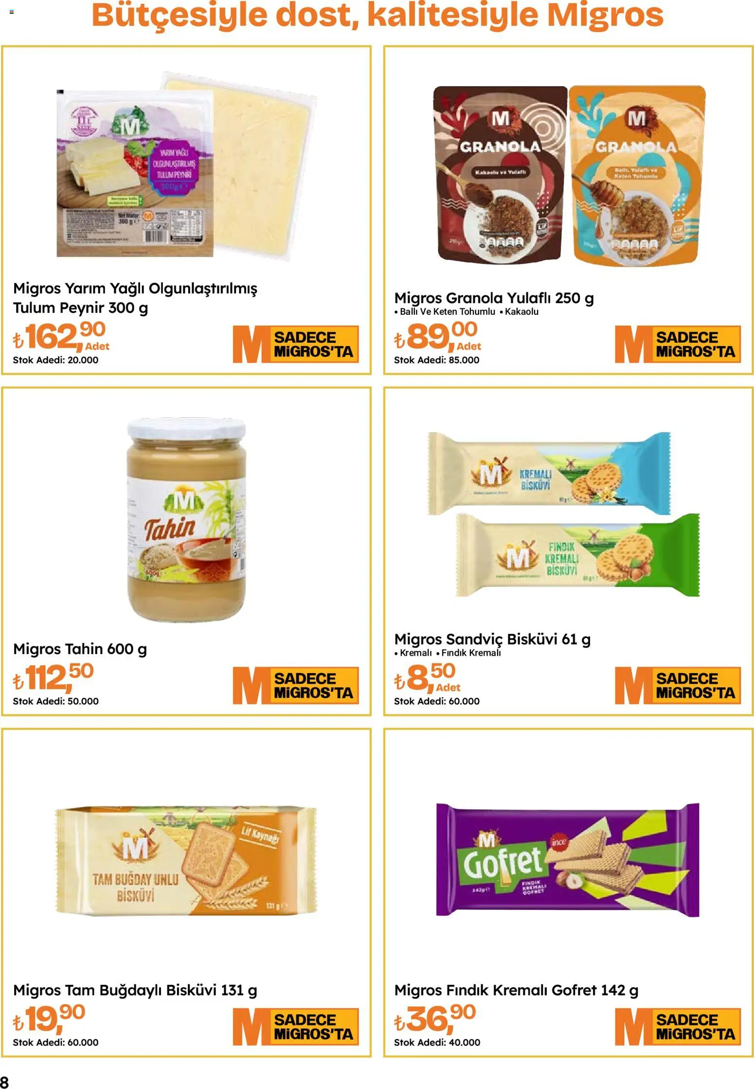 Migros Katalog - Migroskop - 22 Ekim 2026 tarihinden itibaren geçerlidir | Sayfa: 8