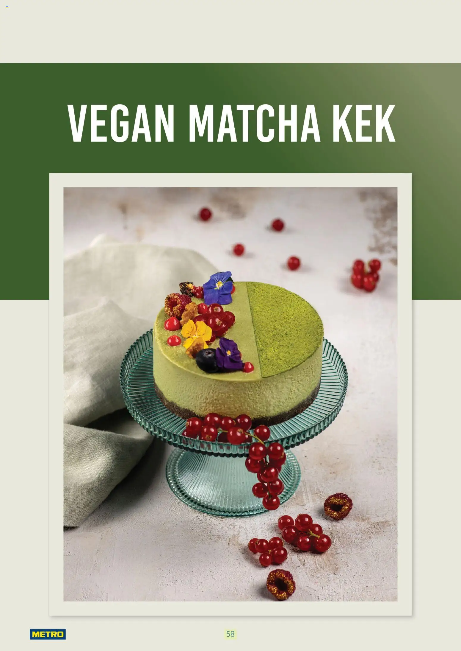 Metro - Bitki Bazlı ve Vegan 2025 - 21 Ekim 2025 tarihinden itibaren geçerlidir | Sayfa: 58 | Ürünler: Matcha