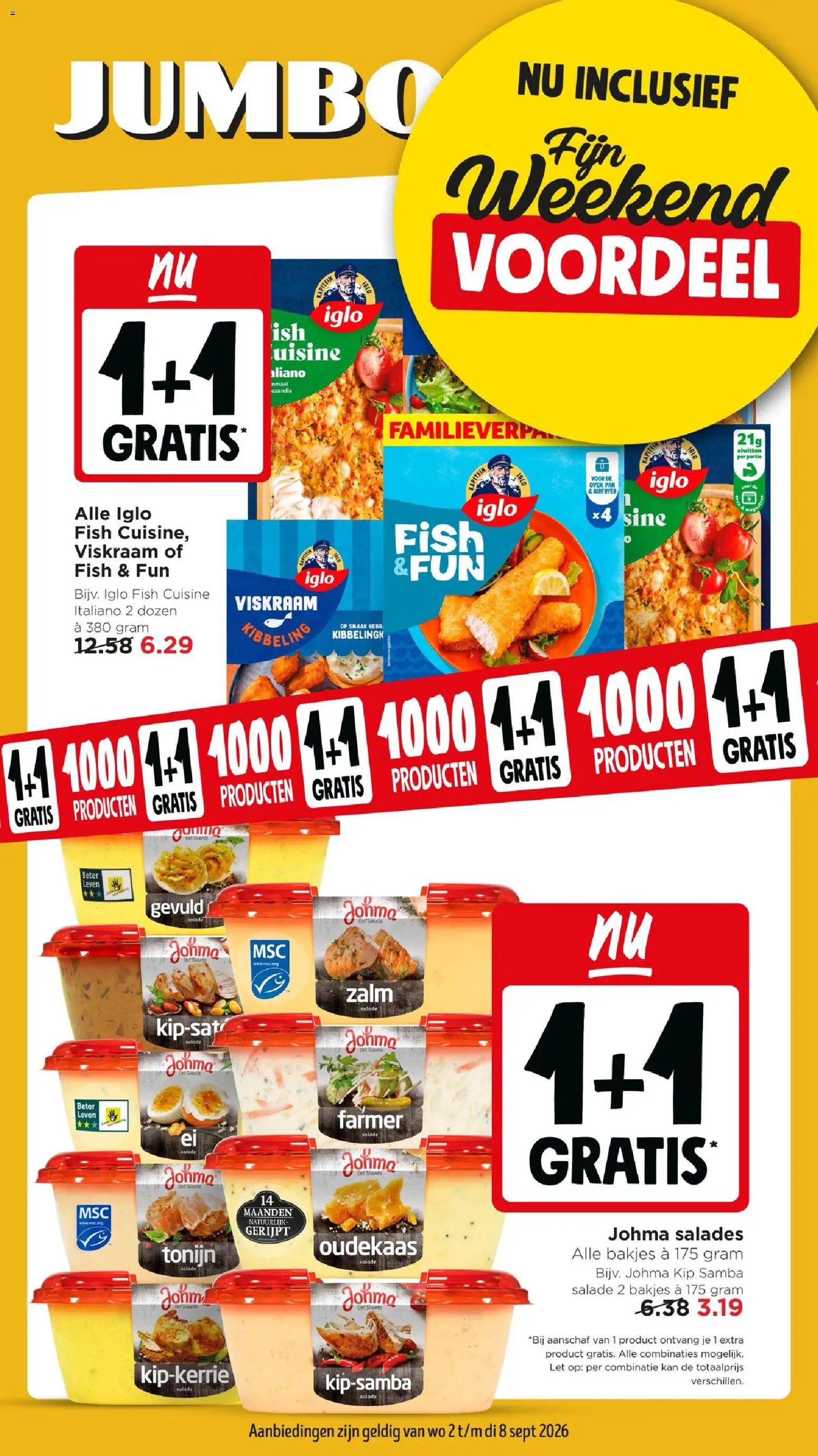 {H1} | Pagina: 1 | Producten: Zalm, Salade, Tonijn, Kip