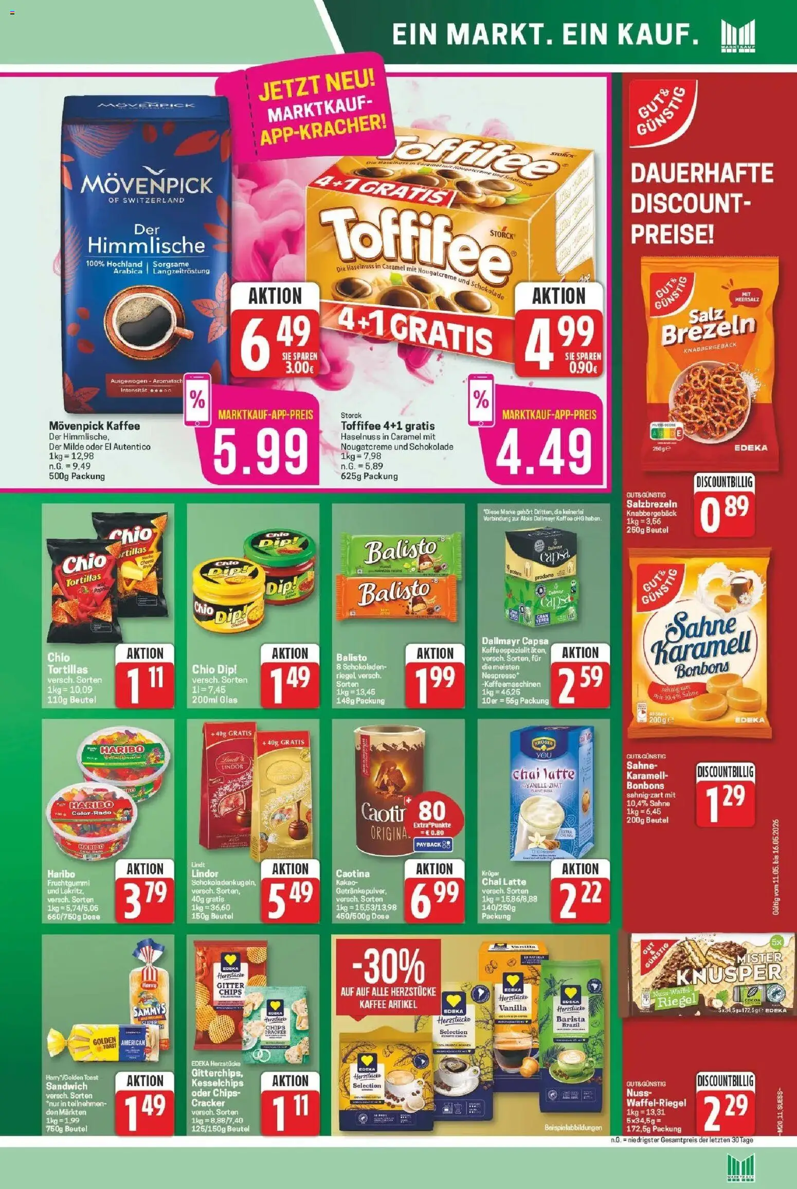 Marktkauf Prospekt Meppen	 – gültig ab 11.05.2026 | Seite: 11 | Produkte: Haribo, Toast, Salz, Chips