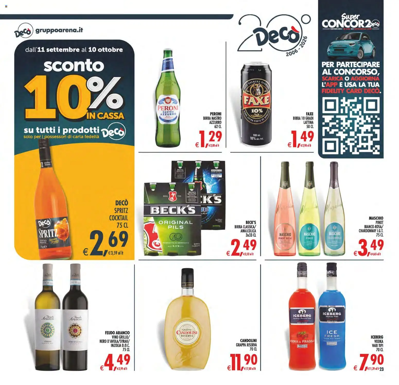 Volantino Decò del 02/10/2026 | Pagina: 23