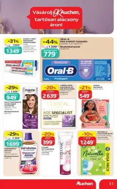 Auchan akciós újság - amely érvényes a következő dátumtól: 18.06.2026 | Oldal: 31