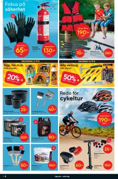 Dollar Store erbjudanden - Förhandsvisning av reklamblad från butik Dollar Store aktuell från 11.05.2026 | Sida: 8 | Produkter: Cykelhjälm, Set, Handskar, Lim