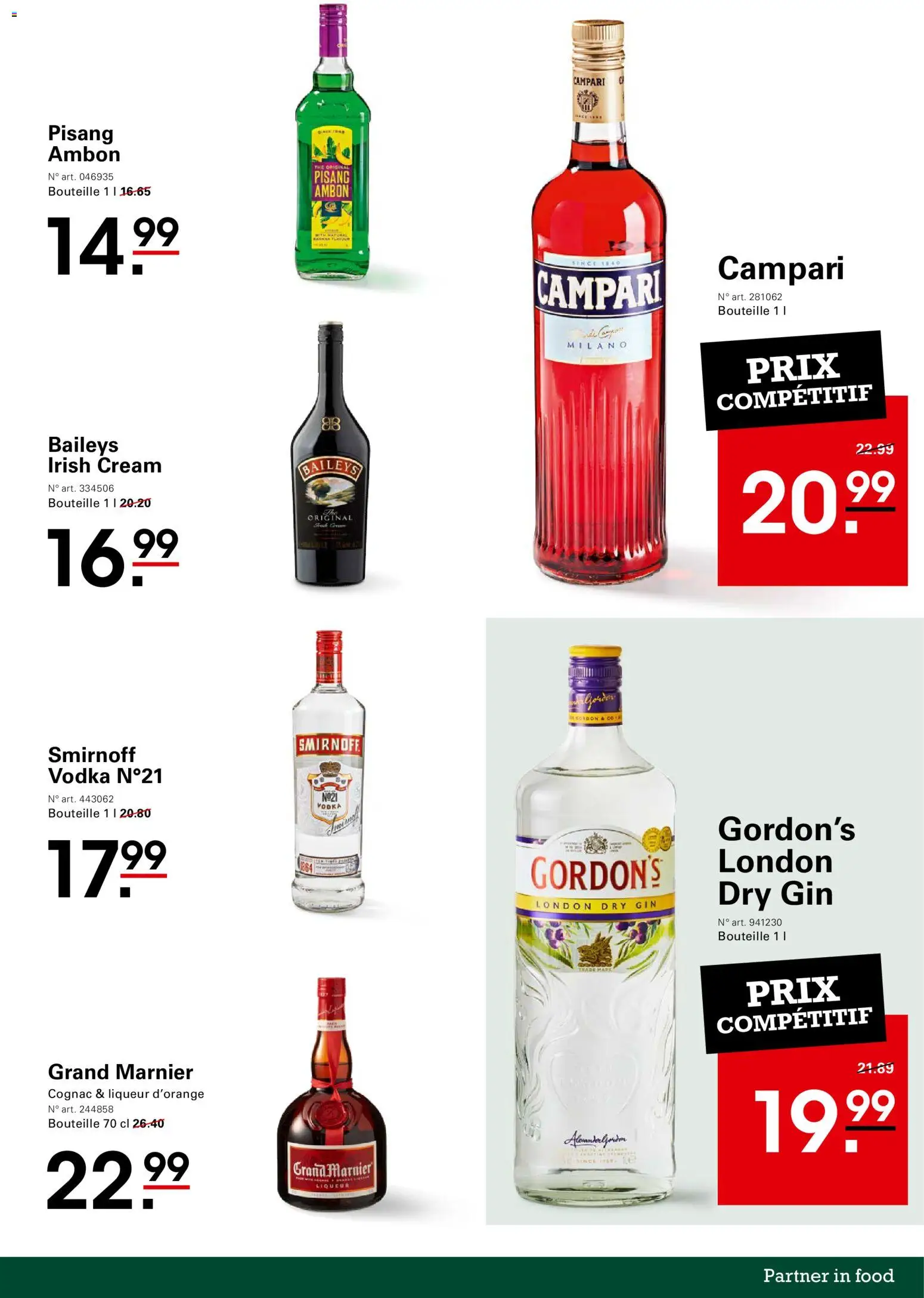 {H1} | Pagina: 7 | Producten: Baileys, Cognac, Campari, Vodka