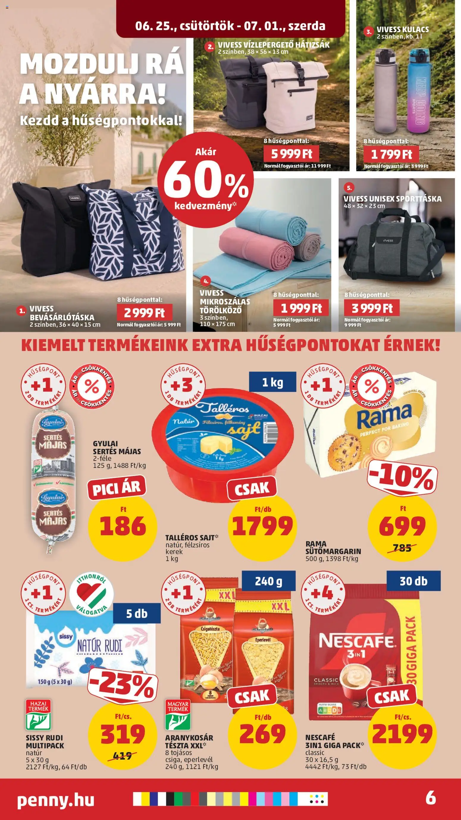 PENNY akciós ujság - amely érvényes a következő dátumtól: 25.06.2026 | Oldal: 6