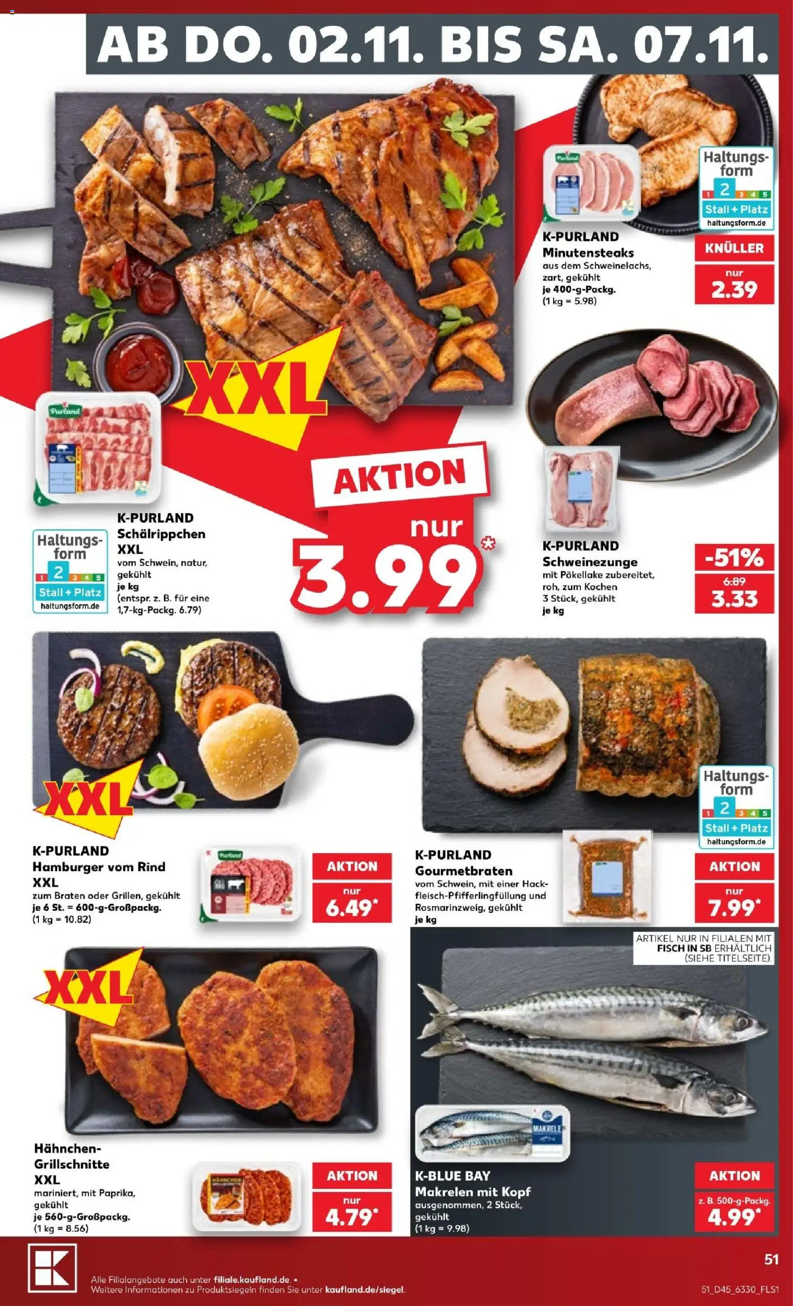 Kaufland Prospekt Hamburg – gültig ab 31.10.2026 | Seite: 51 | Produkte: Hahnchen, Fisch