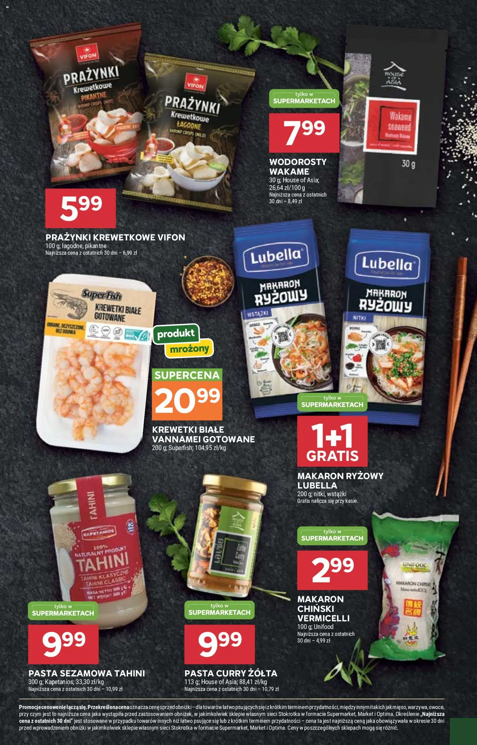 Stokrotka gazetka - Azja od Kuchni od 03.09.2026 | Strona: 12 | Produkty: Curry, Stokrotka, Krewetki, Pasta sezamowa