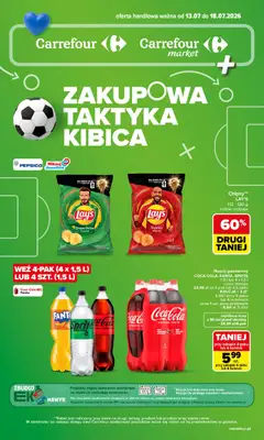 Pogląd oferty "Carrefour gazetka - Zakupowa taktyka kibica" - ważna od 13.07.2026