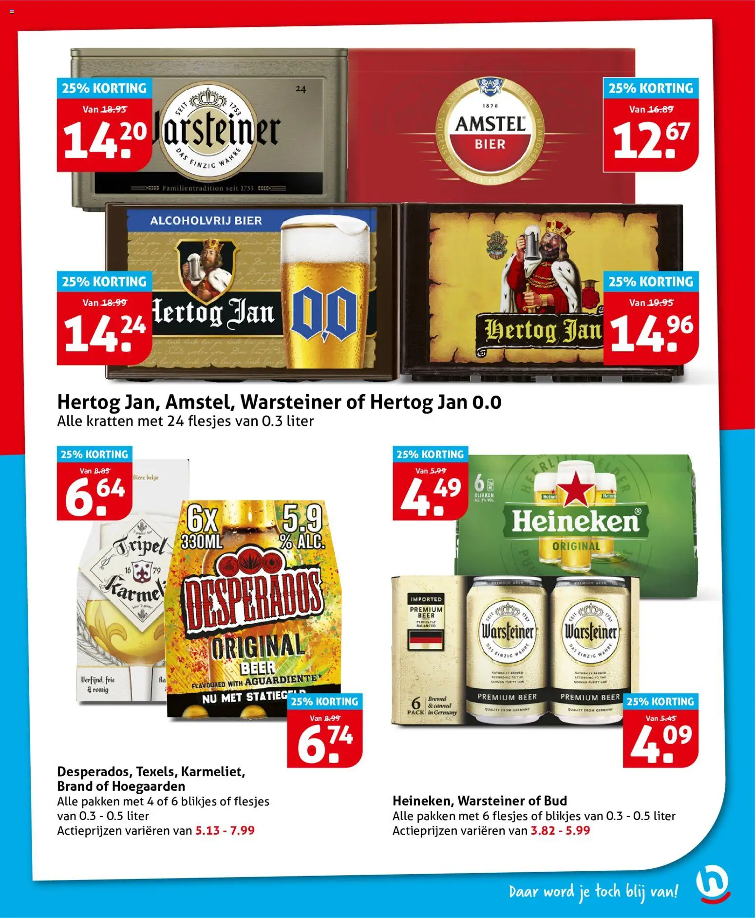 {H1} | Pagina: 25 | Producten: Bier, Desperados, Alcoholvrij bier