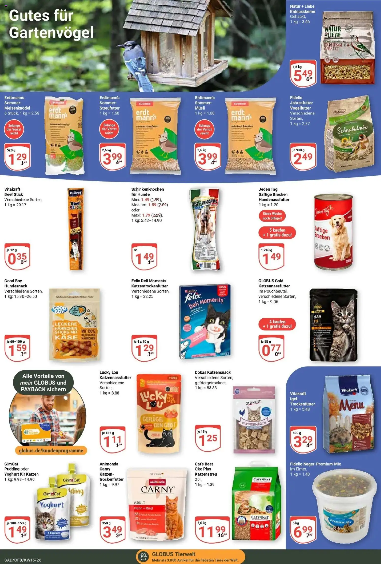 Globus prospekt Schwandorf	 – gültig ab 07.04.2026 | Seite: 17 | Produkte: Musli, Hahnchen, Käse, Pudding