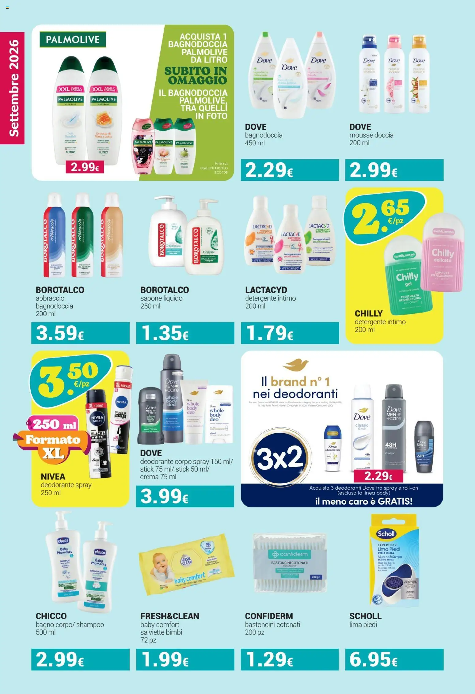 Volantino Tigotà del 01/09/2026 | Pagina: 14 | Prodotti: Crema, Sapone, Doccia, Profumo