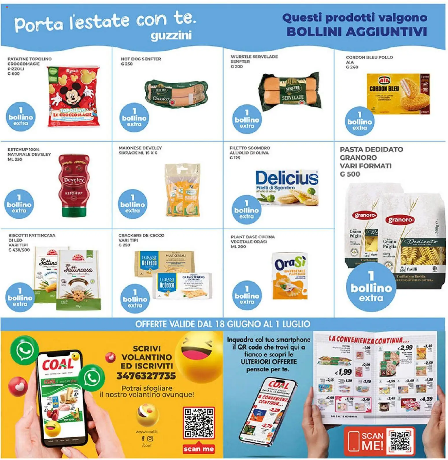 Volantino Coal del 18.06.2026 | Pagina: 24 | Prodotti: Patatine, Ketchup, Biscotti, Crackers