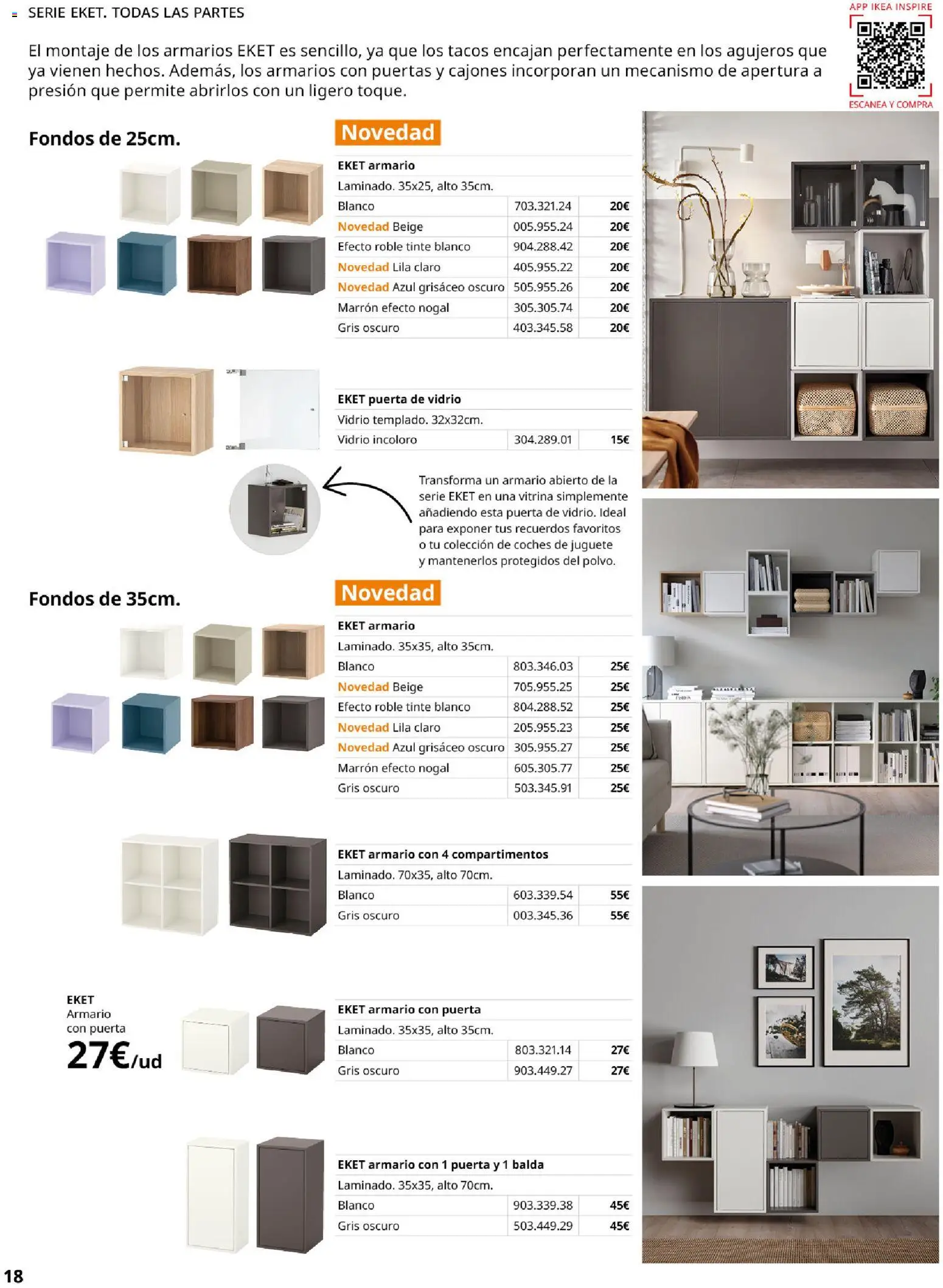 Catálogo IKEA Besta Eket │ válido desde el 01.02.2026 | Página: 18 | Productos: Tinte, Tacos, Armario