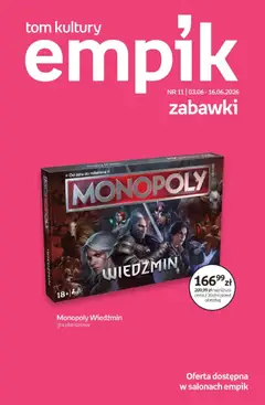 Pogląd oferty "Empik promocje - Tom kultury Zabawki" - ważna od 03.06.2026