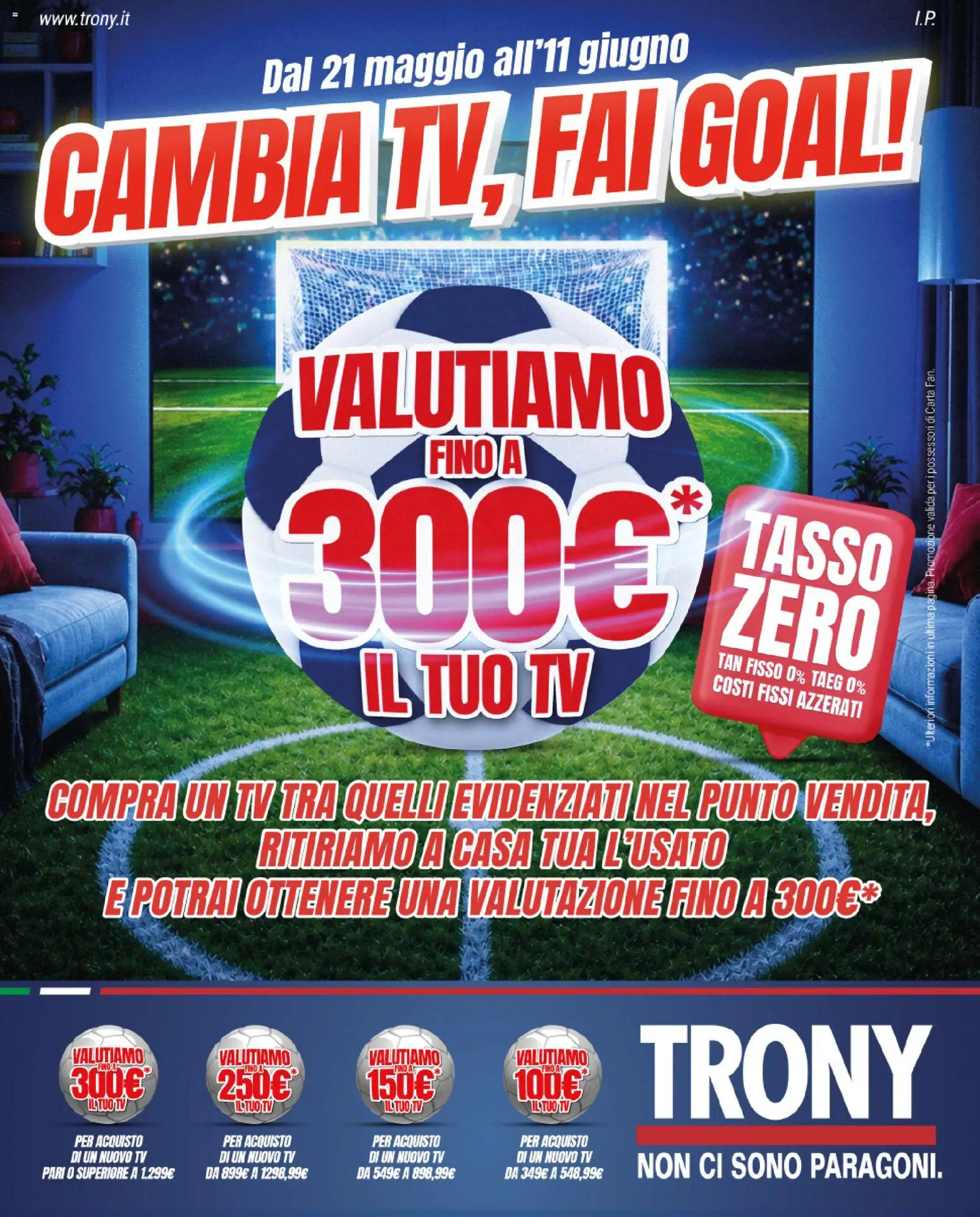 Volantino Trony del 21.05.2026 | Pagina: 1 | Prodotti: TV