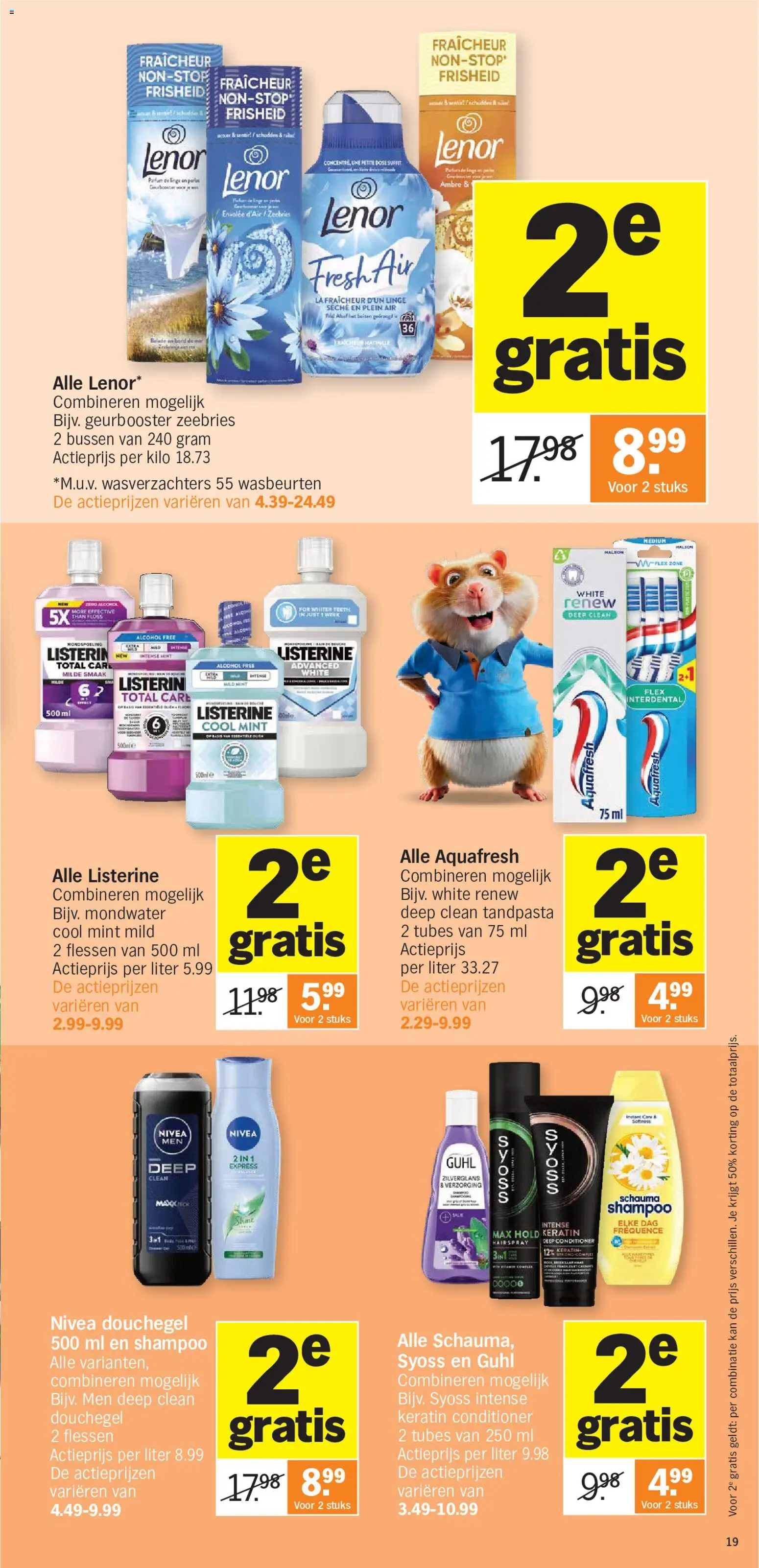 {H1} | Pagina: 19 | Producten: Fles, Mondspoeling, Shampoo, Tandpasta