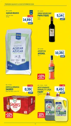 Pré-visualização Makro 10 Dias de Oportunidades a não perder válido de 11/09/2026 | Página: 3 | Produtos: Saco, Papa, Vinho, Cerveja