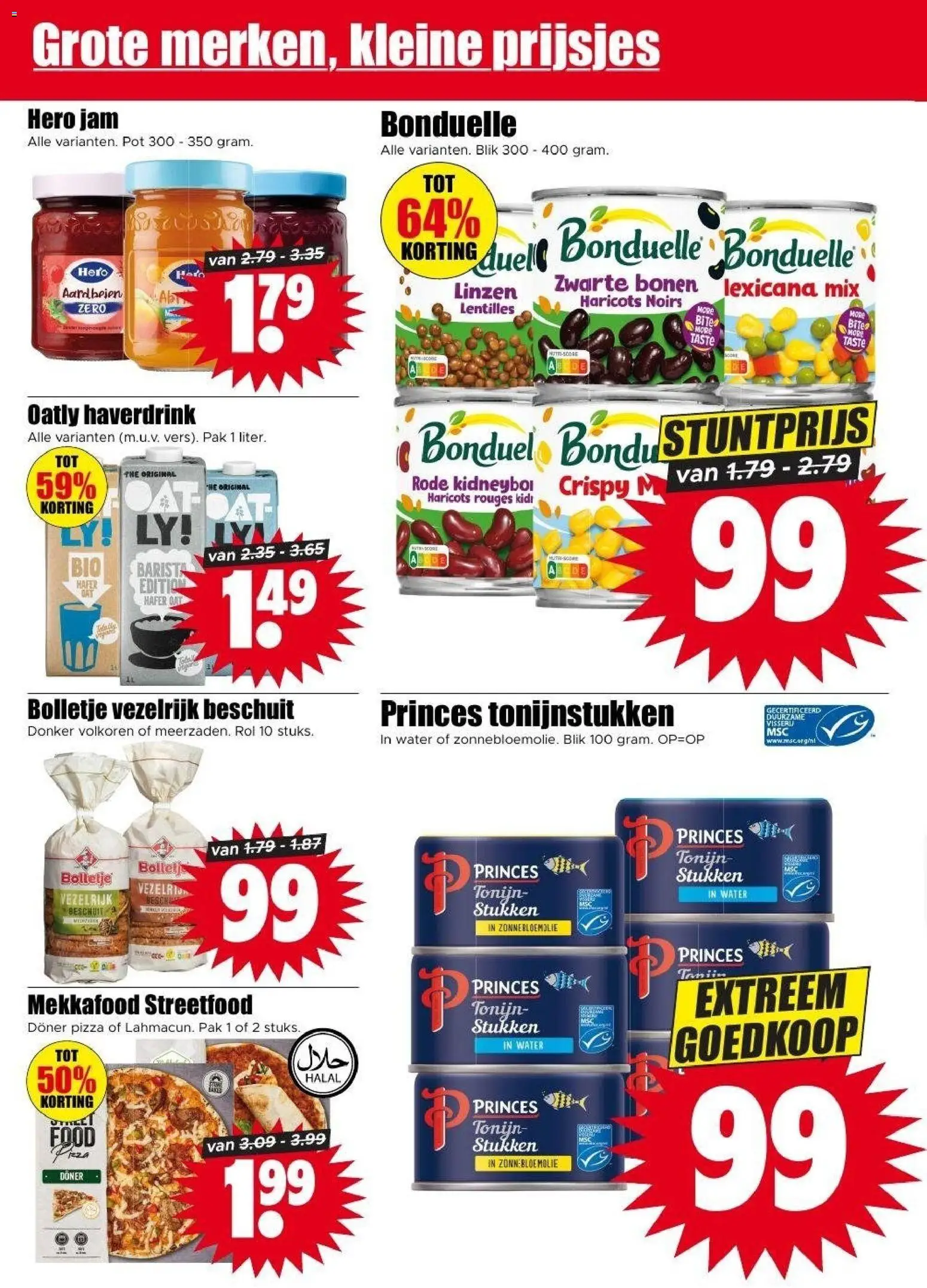{H1} | Pagina: 14 | Producten: Pizza, Tonijn, Linzen, Pot