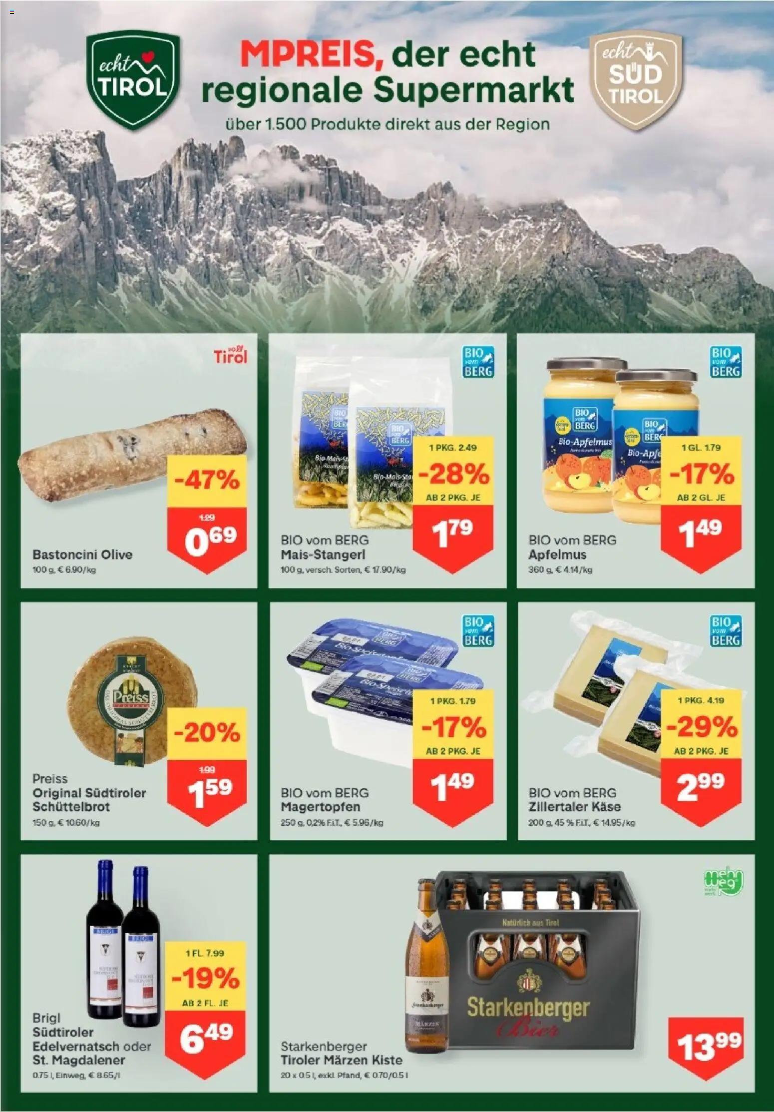 MPREIS Anras gültig ab 16.04.2026 | Seite: 7 | Produkte: Käse