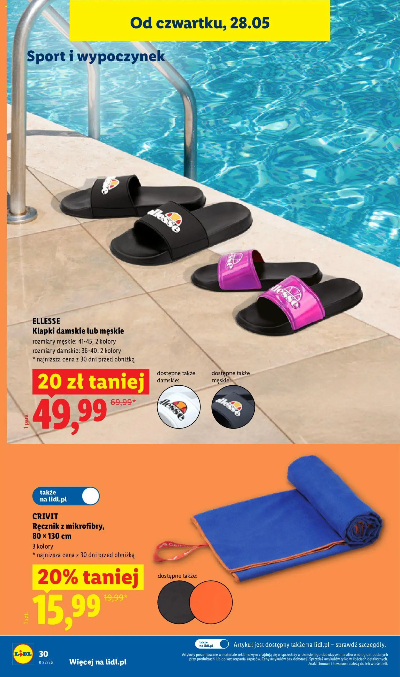 Lidl Katalog od 25.05.2026 | Strona: 38 | Produkty: Klapki, Klapki damskie