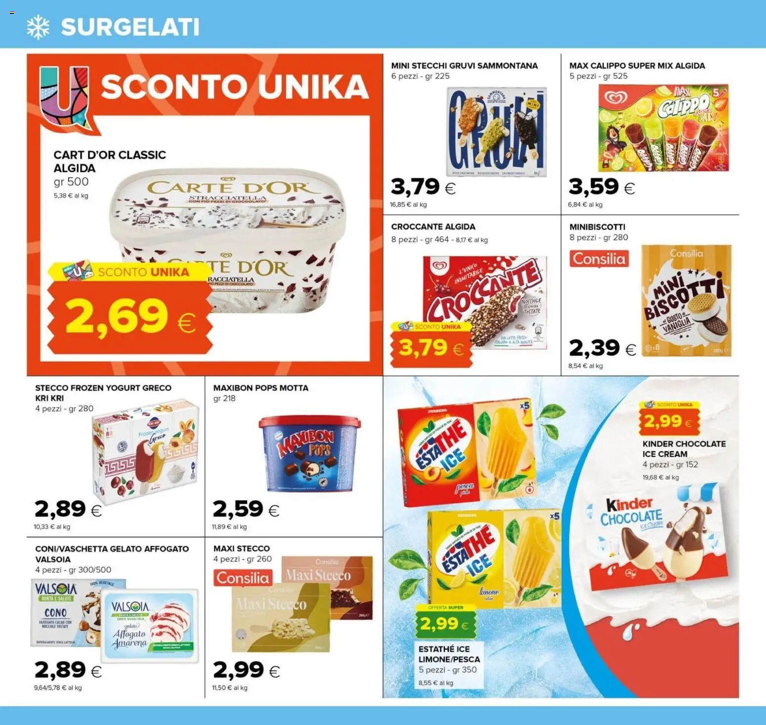 Volantino Oasi del 18.06.2026 | Pagina: 12 | Prodotti: Yogurt, Tè, Gelato, Amarena