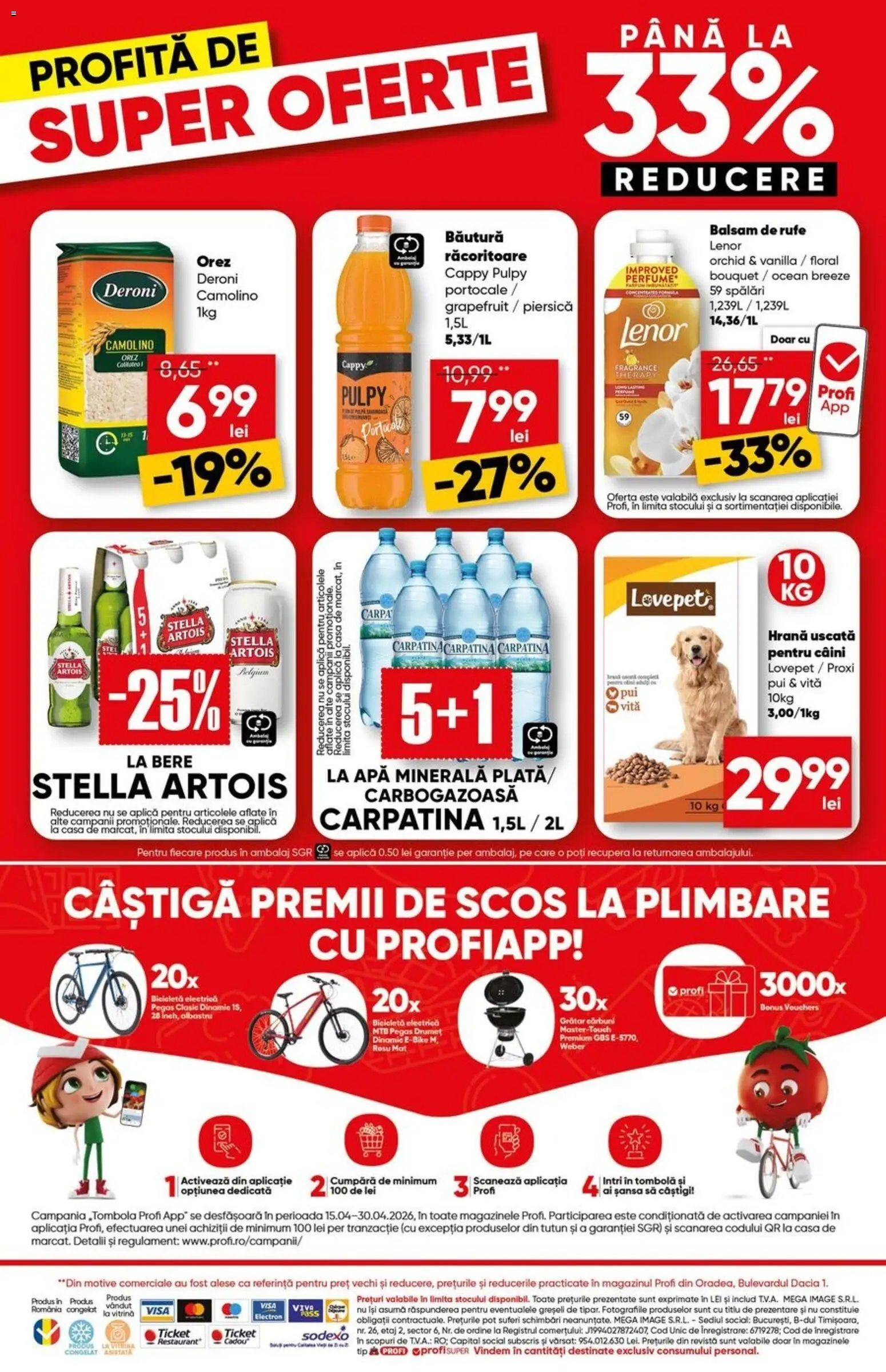 Noul catalog Profi – valabil de la 15.04.2026 | Pagină: 18 | Produse: Grătar, Vitrină, Balsam, Bere