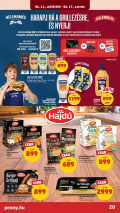HAJDÚ SERPENYŐS & GRILL SAJT*, natúr, laktózmentes, 225 g - amely érvényes a következő dátumtól: 11.06.2026 | Oldal: 24