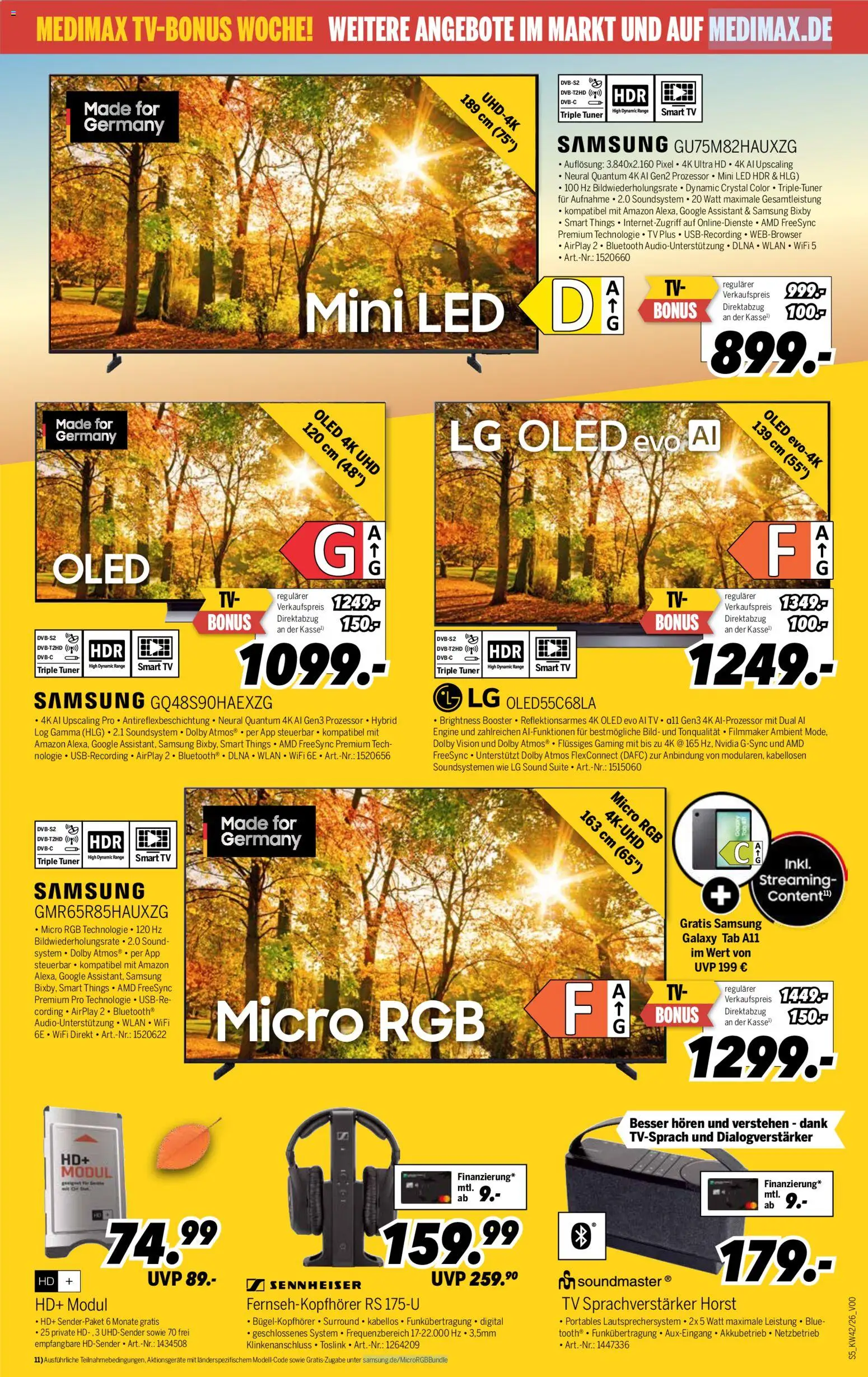 Medimax Prospekt – gültig ab 10.10.2026 | Seite: 5 | Produkte: LG, Samsung, Smart TV, TV