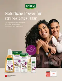 Repair-Conditioner mit Amaranth, Repair-Conditioner mit Amaranth. Restrukturiert und schützt. Baume réparateur à l'amarante. Restructure et protège immédiatement. ab 15.05.2026 gültig | Seite: 41 | Produkte: Serum, Shampoo, Conditioner