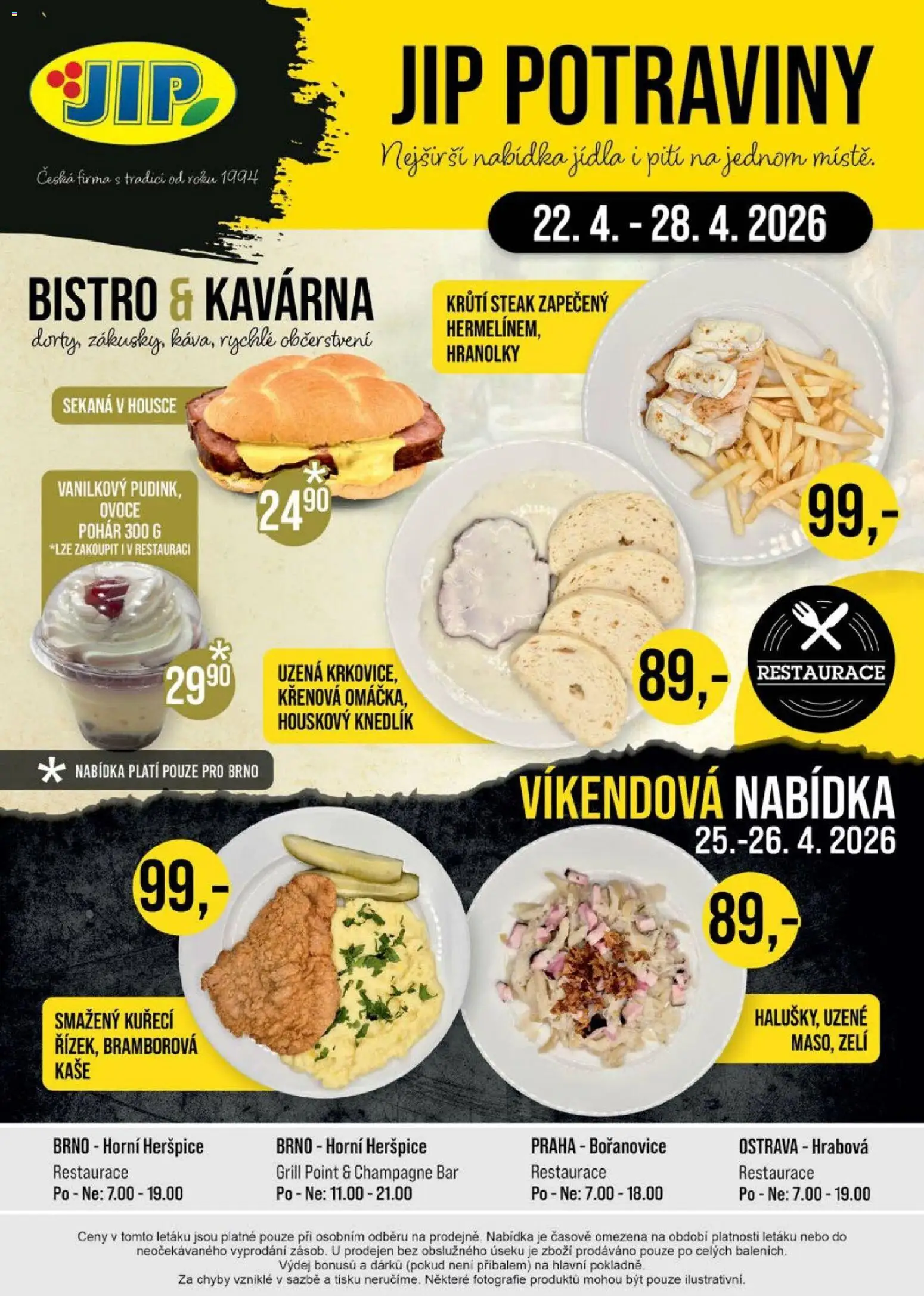 Jip leták - Cash & Carry od 22.04.2026 | Strana: 20 | Produkty: Ovoce, Zelí, Hranolky, Pohár