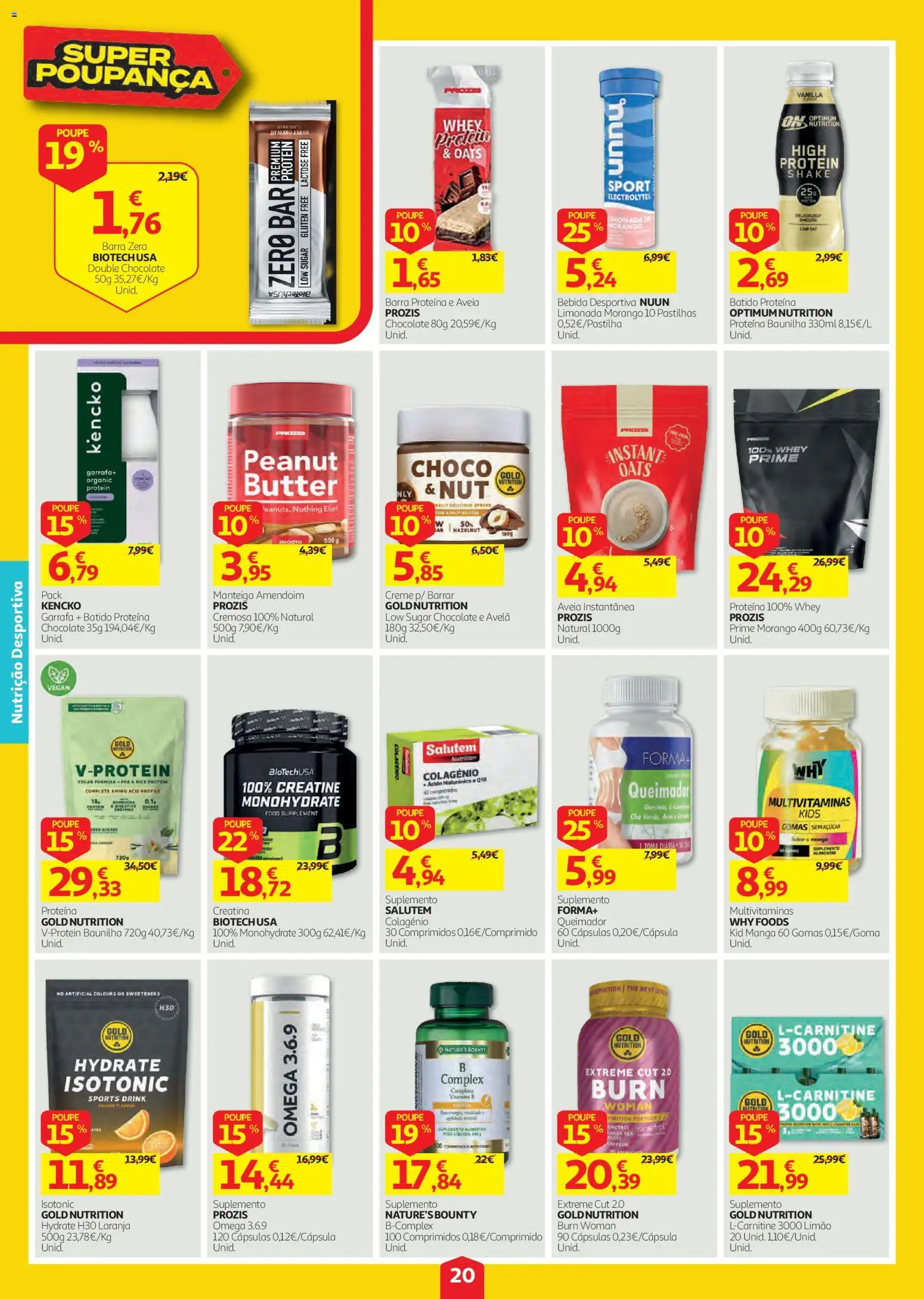 Auchan folheto │ válido de 03/09/2026 | Página: 20 | Produtos: Aveia, Ómega, Cápsulas, Limonada