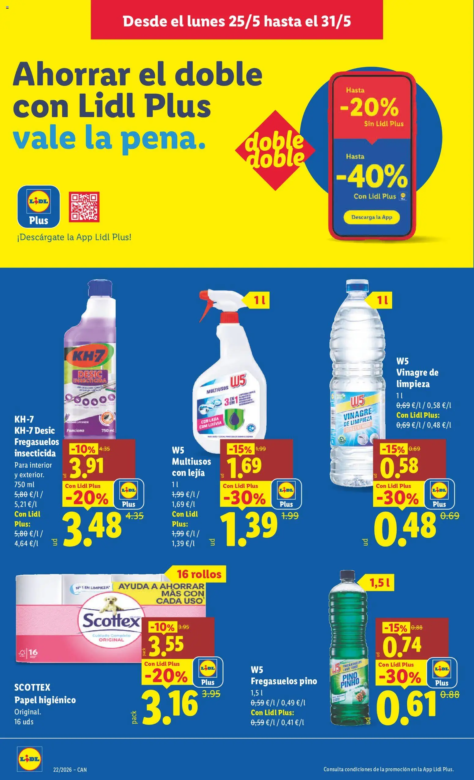 Lidl folleto │ válido desde el 18.05.2026 | Página: 14 | Productos: Papel higienico, Δεξαμενή