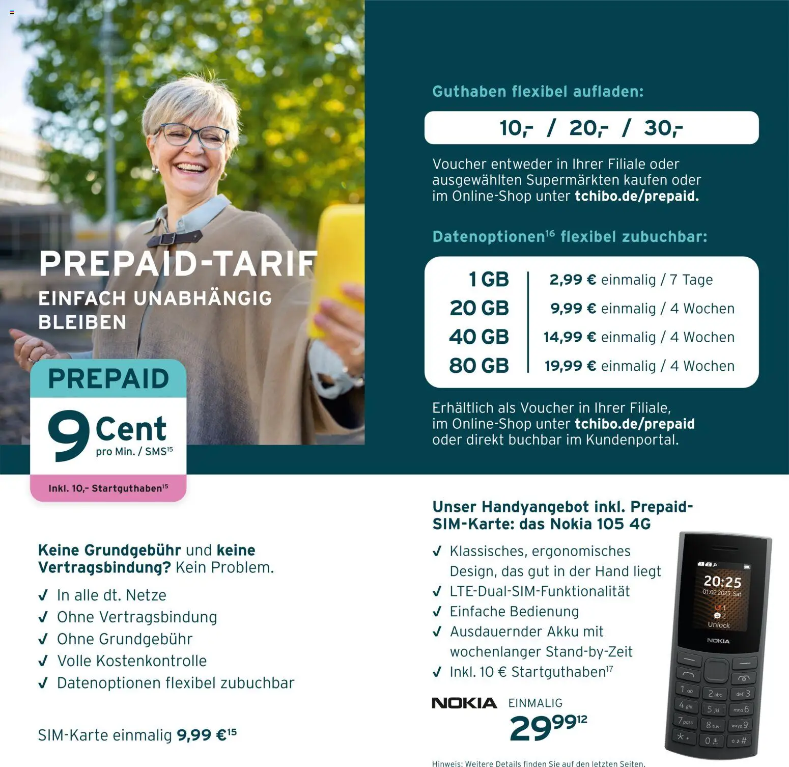 Prospekt Tchibo MOBIL Flyer – gültig ab 10.08.2026 | Seite: 8 | Produkte: Nokia