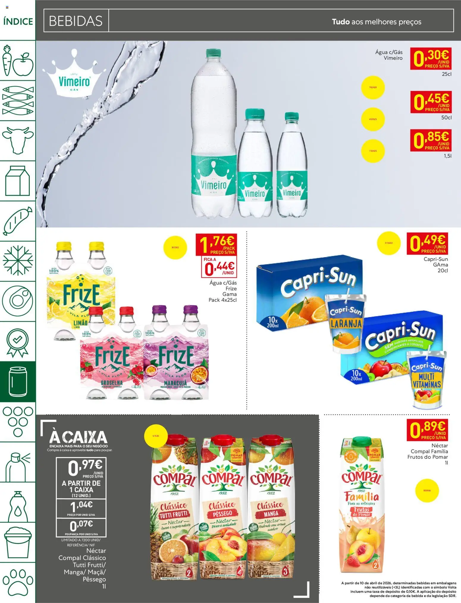 Recheio folheto Madeira │ válido de 07/07/2026 | Página: 26 | Produtos: Agua, Caixa, Bebida