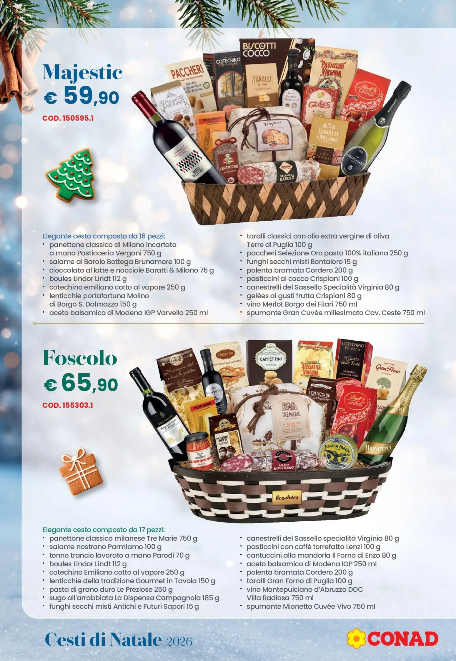 Volantino Conad del 26/10/2026 | Pagina: 18 | Prodotti: Caffè, Spumante, Taralli, Forno
